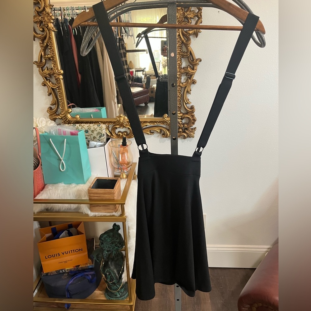 Hot Topic Y2K Black Suspender Skirt Size Large - Picture 9 of 12